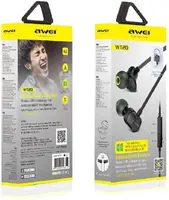 Навушники AWEI WT20 Bluetooth Earphones Black