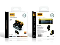 Гарнітура Double з кейсом Bluetooth Shock Bass TWS-Z7 Колір: чорний