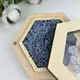 Свадебная коробочка для колец с прозрачной акриловой крышкой и мхом
