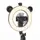 Держатель с кольцевым освещением BOROFONE  Perfect Pic fill light live broadcast holder BY6 |4.7-6.5", D17cm, 3000-6500K, 1200mAh|