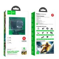 Спорт Камера HOCO dual color screen sports camera DV101 |4k, 120fps, wifi|