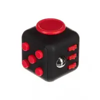 Кубик антистресс Fidget Cube 14131 черный с красным