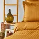 Постельное белье Karaca Home сатин - Charm bold hardal горчичный полуторный