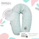 Подушка для беременных и кормления ТМ PAPAELLA 30х170 cм + карабин корона м"ята/корона беж