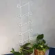 Опора для цветов DecorArt "Решетка 3" 57x15 см белый