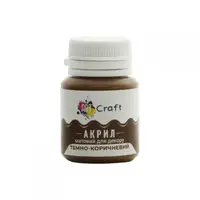 Акриловая краска для декора Матовая Art Craft AP-5231 20 мл Тёмно-коричневый