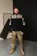 Кофта флисовая мужская военная тактическая с липучками под шевроны Мультикам 8041 56 размер хаки