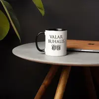 Чашка GoT "Valar buhalis", Чорний, англійська, Крафтова коробка, 330 мл