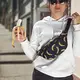 Сумка-бананка Bumbag унисекс на пояс и через плечо Бананы 27x16 см