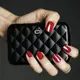Кардхолдер OGON Quilted Button на 10 карт, черный