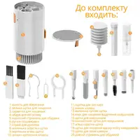 Набір для чищення гаджетів і аксесуарів 20в1, комплект щіток для чищення клавіатур, навушників і електроніки