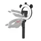 Держатель с кольцевым освещением BOROFONE  Perfect Pic fill light live broadcast holder BY6 |4.7-6.5", D17cm, 3000-6500K, 1200mAh|