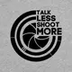 Футболка "Talk less, shoot more" мужская, Серый, XXL, английский