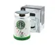 Чашка керамическая кружка Starbucks SH 025-1 бело-зеленая