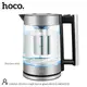 Электрочайник HOCO Kitchen high boron glass electric kettle HA01A |1.8L|