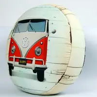 Подушка пуфик круглая Volkswagen 35 см (PP_15M089)