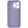 Cиликоновый чехол для iPhone 14 Pro - Full Camera с микрофиброй (Лого), Purple