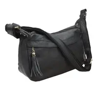 Жіноча шкіряна сумка Borsa Leather 1t300-black