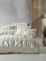 Natural blue постельное белье из натурального хлопка. Евро размер. Belizza Турция.