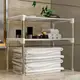 Кухонный стеллаж для микроволновки с полками
