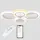 Потолочная LED люстра, светильник светодиодный белый Sunlight  5333/2+2 R