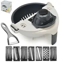 Терка-овочерізка з контейнером Stenson TL-00022 23х12 см