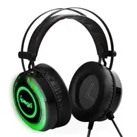 Геймерські навушники iPega PG-R015 з RGB-підсвіткою Чорний