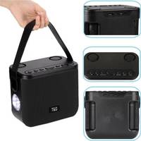 Колонка портативна Bluetooth T&G TG545DK black чорна