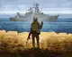 Картина по номерам ATG00113 Русский военный корабль иди на.. 40*50см Никитошка