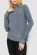 Кофта женская однотонная, цвет серый, 244R2302