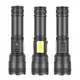 Фонарик PLD-P815 White Laser LED PM10-TG+COB, Фонарик тактический аккумуляторный ручной