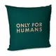 Подушка диванная с бархата Only for humans 45x45 см (45BP_UNI014)