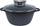 Кастрюля с крышкой Krauzer Prime Tg-line Oil KR-77079 20 см 2.3 л черная