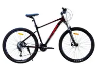 Велосипед Спортивный 29 дюймов Corso Cyber CB-746 оборудование Shimano Alivio алюминиевая рама 19 дюймов 27 скоростей. Black and Red (194755)