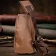 Сумка кросс боди с эмблемой из кожзама Vintage 20570 Рыжая