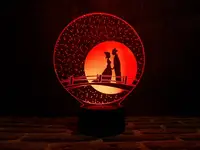 Сменная пластина для 3D ламп "Мост влюбленных" 3DTOYSLAMP