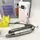 Портативный фрезер для ногтей Nail Drill YT-928 аккумулятор с индикатором заряда на 35 000 оборотов. Цвет: белый