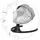 Шезлонг-качели 2в1 Kidwell LUXI Dark Melange/Black
