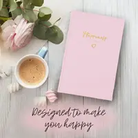 Дневник Happiness Journal English, Розовый, английский