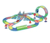 Автомобільний трек на радіокеруванні RC Toys, 227 деталей, підсвічування, музика. Multicolor (152744)