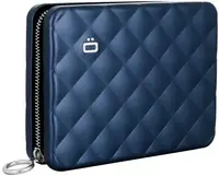 Гаманець на блискавці OGON Quilted Passport, синій