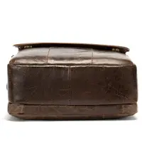 Сумка Vintage з натуральної гладкої шкіри 14945 Коричнева