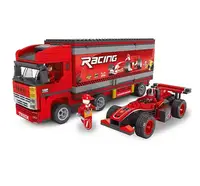 Конструктор AUSINI "Трейлер с болидом", 570 деталей. Red (124918)