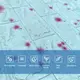 Самоклеящаяся 3D панель 700х770х4мм Голубые одуванчики (322) SW-00001362