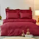 Постельное белье Karaca Home сатин - Charm bold bordo бордовый полуторный