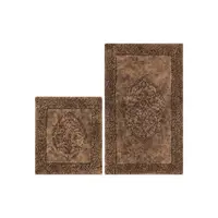 Набір килимків для ванної Arya Tiffany AR-A107214-Brown 2 предмета коричневий