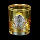 Набір стаканів для віскі Boss Crystal Leader Gold зі срібними, золотими й платиновими накладками