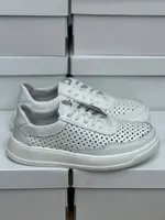 Женские кеды кожаные летние белые Emirro 546 (41)