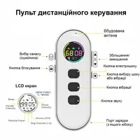 Нашийник для маленьких собак дресирувальний електронний з 3-ма видами впливу DOBE DB900X