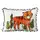 Подушка из мешковины с помпонами Тигр 45x32 см (43PHBP_22NG004)